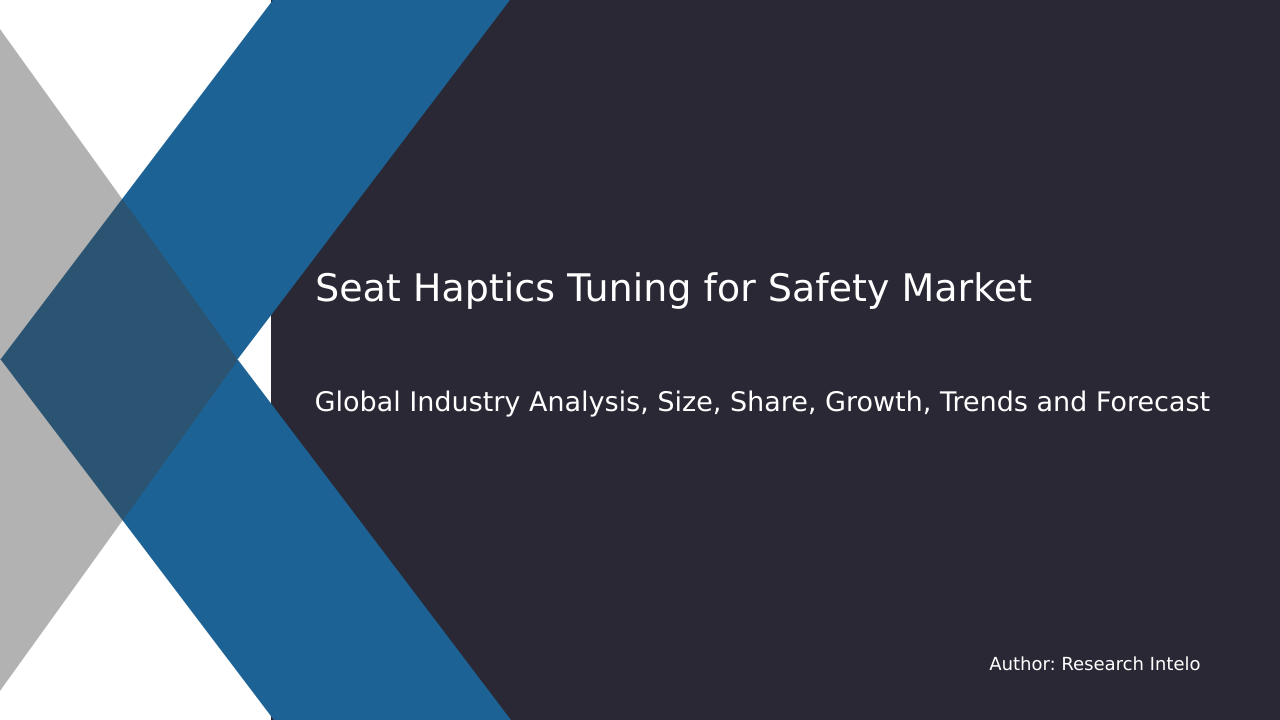 Seat Haptics Tuning for Safety Market Research Report 2033